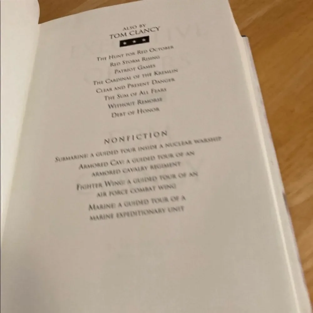 Executive Orders by Tom Clancy Book